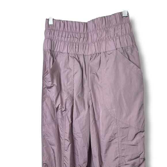 Free People Movement The Way Home Purple Swish High Waist Joggers Small - Picture 3 of 10